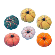 6St Vilten Pompoen Sieraden Materialen Voor DIY Haarspelden En Broches
