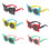 6St Kinder Partybril Met Design ABS Lichtgewicht Feestaccessoire 1