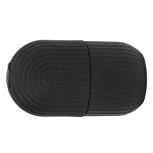 Ice Face Roller Cold Ice Mold Holder Silicone Reusable for Face Beauty DIY Facial Care Black Striped
