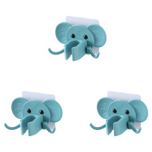 3St Olifant Douchekopsteun ABS Voor Badkamer