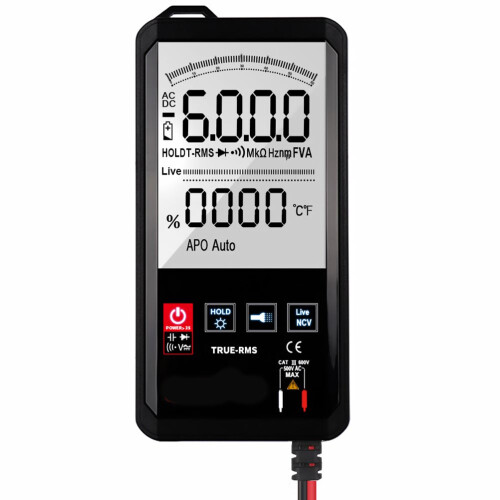 1St Precisie Multitester Met Automatische Uitschakeling En LCD Display