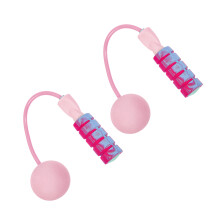 1Paar Draadloos Springtouw Met En Snelle Rotatie Roze