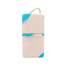 Ice Roller for Face and Eyes, Reusable Silicone Cold Therapy Roller, Blue Pastel Skincare Tool