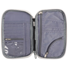 1Praktische Travel Document Holder Met Grote Capaciteit Zwart