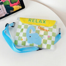 Simpatica custodia impermeabile per telefono 22x16 cm con elefante da bagno e schermo touch screen.