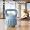 SPORTNOW Kettlebell with Non-Slip Handle 6 kg Blue 4