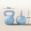 SPORTNOW Kettlebell with Non-Slip Handle 6 kg Blue 3