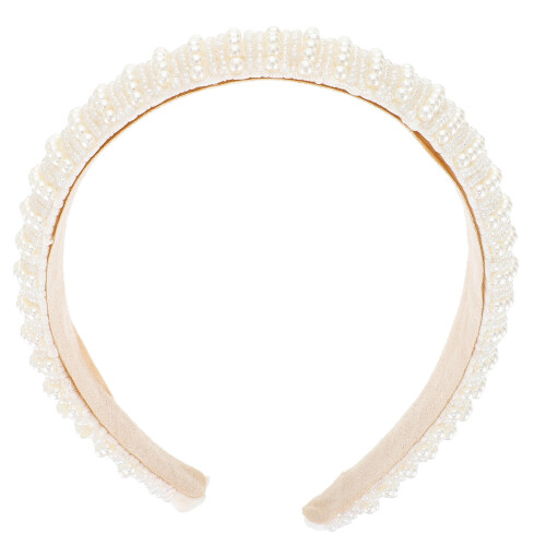 Wit Parels Haarband Voor En Vrouwen