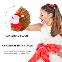 7St Zachte Kerst Haarringen Met Klassieke Holiday Kleuren
