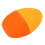Egg Shaped Silicone Ice Face Roller for Puffiness & Dark Circles – Orange 1
