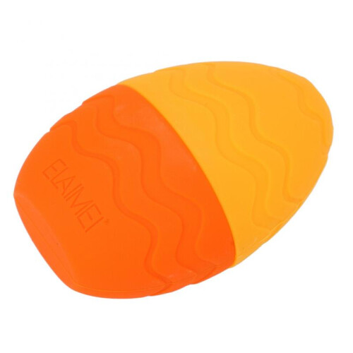Egg Shaped Silicone Ice Face Roller for Puffiness & Dark Circles – Orange
