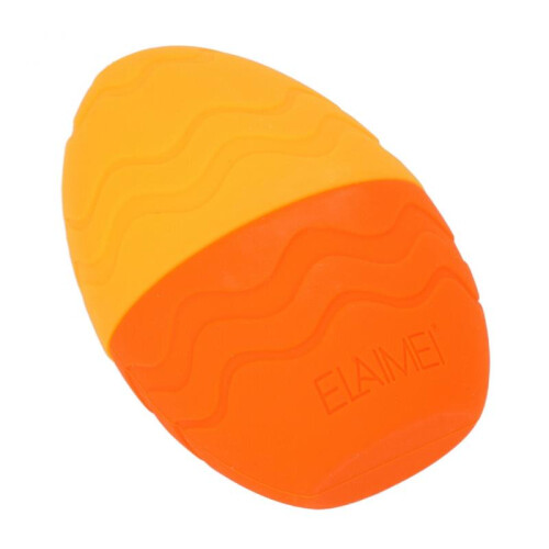 Egg-Shaped Silicone Ice Face Roller for Puffiness Skin Care Orange