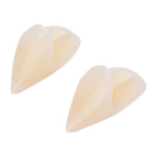 (17mm) Colmillos postizos de vampiro, cosméticos, de resina, seguros y cómodos, ideales para fiestas de Halloween.
