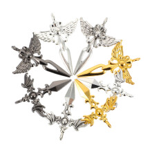 8St Sieraden Accessoires Angel Wings Hanger Voor Creatieve Projecten