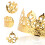 1X Kinderkroon Cake Decoration Accessoire Goud 5