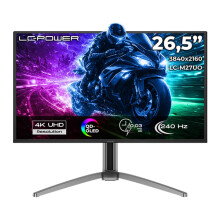 Monitor di gioco - LC-Power - LC-M27UO - QD-OLED 4K - 240 Hz - 0,03 ms - HDMI 2.1