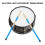 4St Professionele Drumstick Met Assortie Kleuren Voor Percussie 4