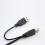 2St Zwarte USB Kabel Koperen Laptop Schijf 3