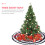 1St Witte Kerstboomrok Fluweel Kerstdecoratie En Accessoire 5