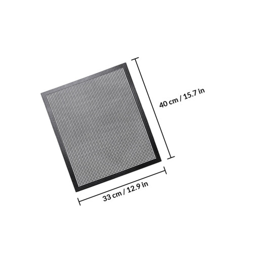 2Stk Barbecue Matte Hitzebeständig Glasfasermaterial 1