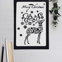 10St Xmas Pet Schildermal Met Kerstmotieven Voor Feestelijke Knutsel