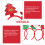 4St Kerst Haarhoepels Voor Feest En 1