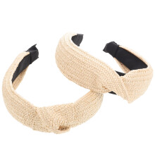 2St Unieke Raffia Hoofdband Met Strik Voor Dagelijks Gebruik
