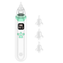 Automatischer Nasenreiniger für Babys, elektrischer Nasensauger mit beruhigendem Licht und Musik, lebensmittelechtes Silikon, wiederaufladbarer