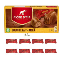 Cote Dor Milk Chocolate Bouchees Gift Pack 8X25G (1 Pack)