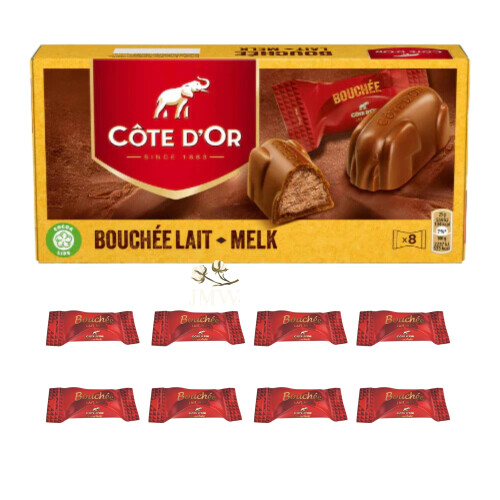 Cote Dor Milk Chocolate Bouchees Gift Pack 8X25G (1 Pack)