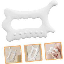 Gua Sha massagebräda i harts, muskelskrapa, exfolierande skrubb, nacktillbehör, kompakt muskelmassage