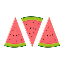 3St Handige Stoelclips Van Plastic Met Watermeloen Design