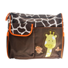 1Mummy Handbag Met Girafprint En Opbergindeling