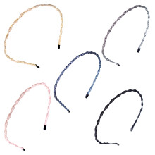 5St Golfvormige Haarhoepels Simpele Haarband Voor Vrouwen