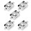 5St Abs+zinklegering Push Door Lock Voor Caravan Meubels 1