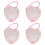 4St Plastic Candy Box Roze Kind Geschenk Opbergdoos Handzaam 1