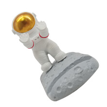 1Phone Holder Desktop Met Wit Astronaut Ontwerp En Compact