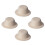 4St Formele Haar Hoeden in Beige Voor Thuis Knutselen 1