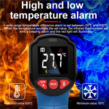 SK600 PRO Digitala Infraröda Termometrar Icke-Kontakt Pyrometer Handhållen Högprecision Elektronisk Temperaturmätare