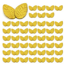 Leaves Artificial Flower for Wedding Decoration Garland Rose Leaf Foliage Decorative ,Gold