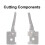 6pcs for  X2D Filament Cutter - Right Left 3D Printer Accessories Right 3