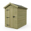 4 x 6 Apex Shed Tanalised (Double Door, No Windows) 2