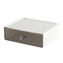 Drawer Type Cosmetic Storage Office Desktop Stationery Finishing Box Free Combination Multilayer Stackable Storage Box A