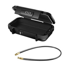 Portable Waterproof Safe, Beach Travel Safe, Combination Safe Anti-Theft Lock Box with Detachable Wire Rope