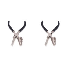 2X Durable Bail Making Pliers Tool for Bending Loop Wire for Jewelry Making Multi-Size Jewelry Pliers Bail Making Plier