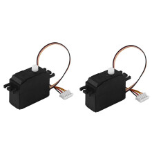 2X 25G Servo Steering Gear Servo for 1/12 12428 12423 12628 Rc Car Truck Model Steering Part Rc Servo