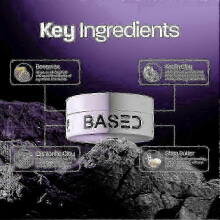 (Black) Based Bodyworks Hair Clay | High Hold Low Shine | Matte Finish | Simple
