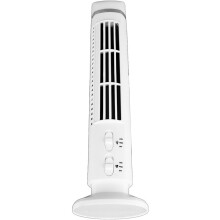 Ventilatore a torre senza pale JTLB, portatile, con USB e luce integrata, ideale per casa, camera da letto e ufficio (bianco)