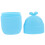 Blue Silicone Face Massage Ice Roller Skin Care Tool for Home Use 2