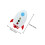 2St Duikboot Speelgoed Badplezier Baby Shower Accessoire Plastic 2